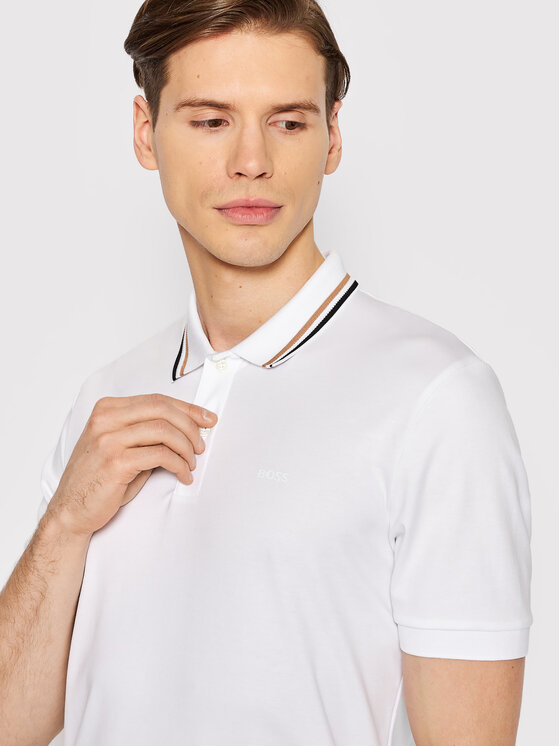 Polo Penrose 38 50469360 Bianco Slim Fit