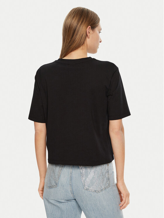 Guess Guess T-shirt V5RI01 I3Z14 Crna Regular Fit