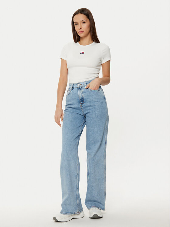 Tommy Jeans Tommy Jeans Farmer Claire DW0DW19558 Kék Wide Leg