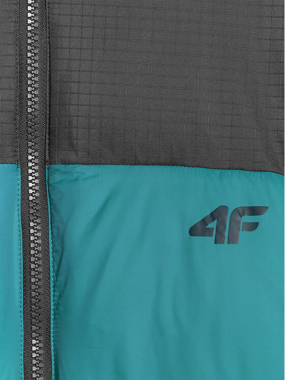 4F 4F Kurtka puchowa MULTI ACTIVE Turkusowy Regular Fit