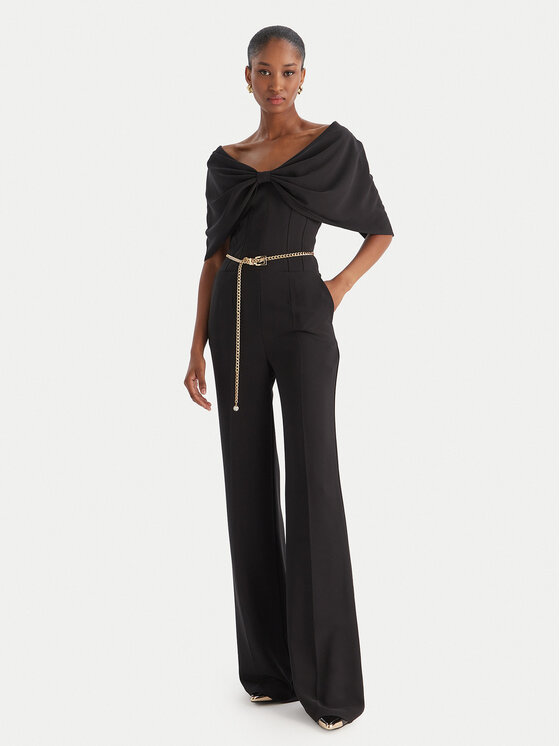 Babylon Babylon Kombinezon E00067 Crna Regular Fit