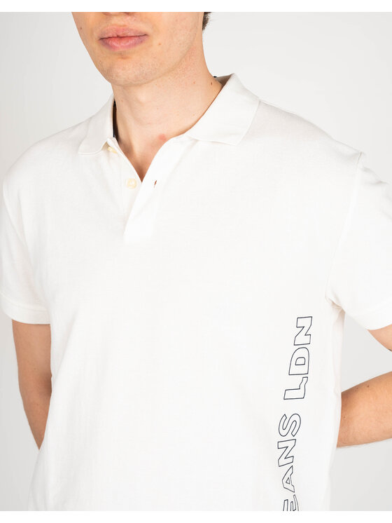 Pepe Jeans Pepe Jeans Polokošile PM541674 | Benson Bílá Regular Fit