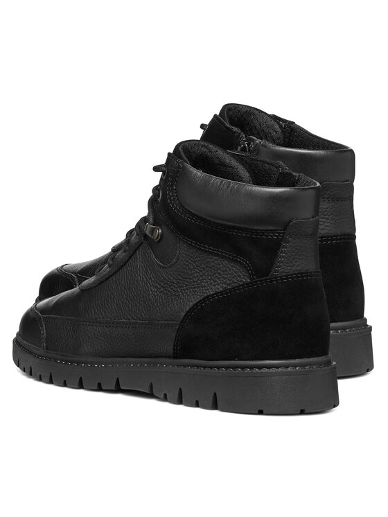 Geox Geox Schnürschuhe U Ghiacciaio U46DGA 04622 C9999 Schwarz