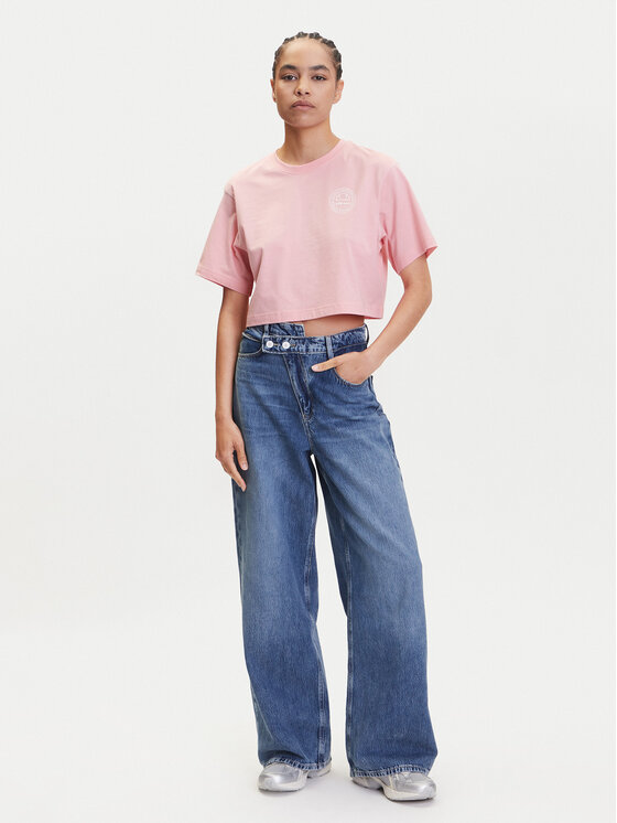 Ellesse Ellesse Marškinėliai Marcialla SGZ21801 Rožinė Loose Fit