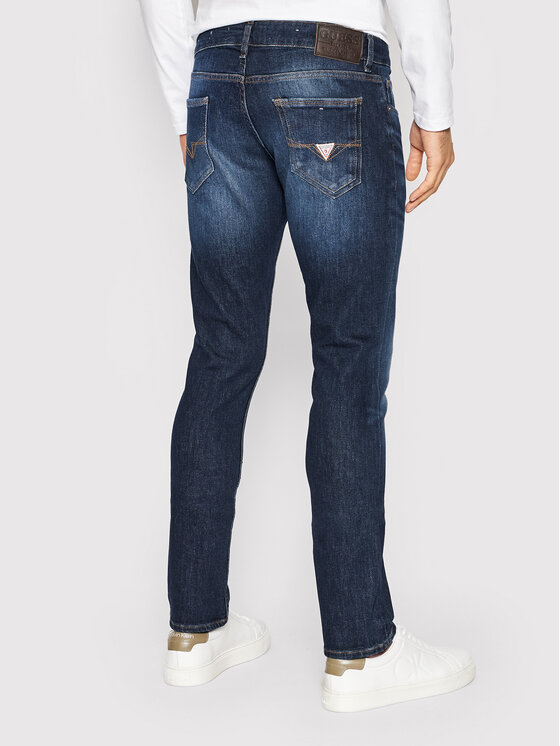 Guess Guess Traperice Miami M2YAN1 D4Q41 Tamnoplava Skinny Fit