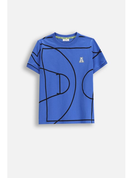 Coccodrillo Coccodrillo T-Shirt ZC5143202ABJ-032 Tmavomodrá Regular Fit