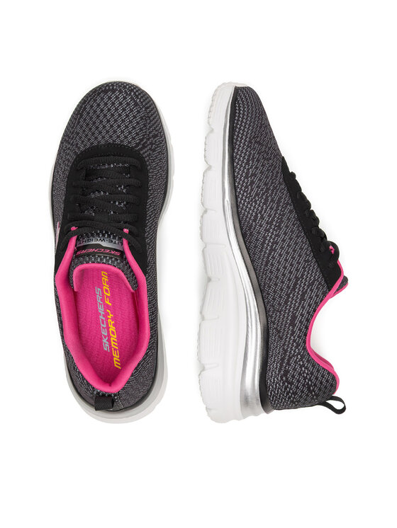 Skechers Skechers Tenisice FASHION FIT - BOLD BOUNDARIES 12719 BKHP Crna