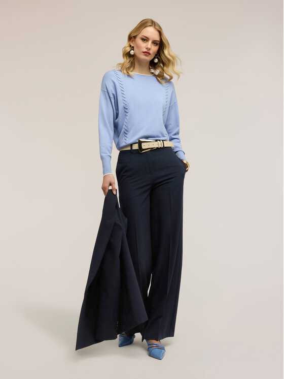 Motivi Motivi Maglione M129W003819N0R4 Turchese Regular Fit