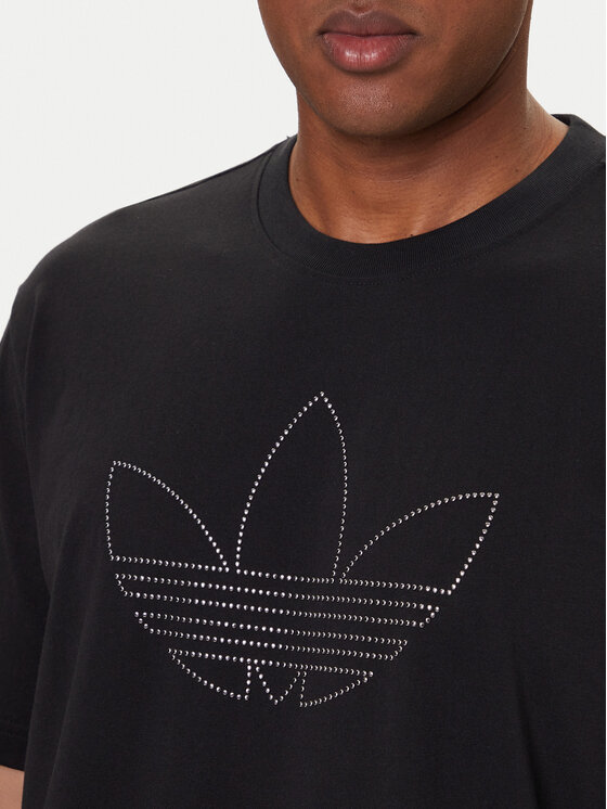 adidas adidas Póló Studded JY2806 Fekete Loose Fit