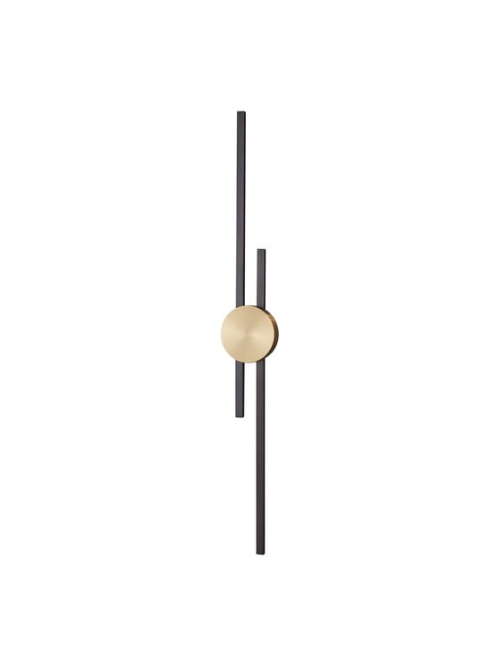 Lampa MIAhome, ścienna kinkiet ścienny CENTRO czarna 92 cm
