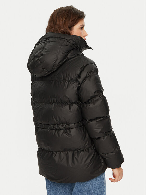 Hunter Hunter Μπουφάν πουπουλένιο HARW1295242 Μαύρο Regular Fit