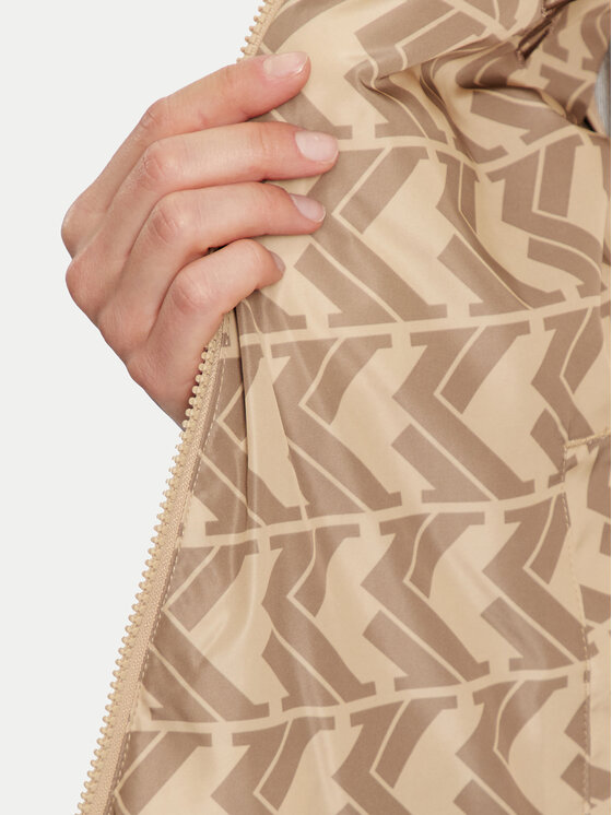 Karl Kani Karl Kani Giubbotto invernale Reversible 61760011 Beige Regular Fit