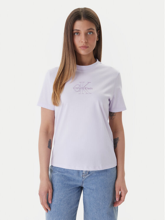 Calvin Klein Jeans Calvin Klein Jeans Póló LV047F831G Rózsaszín Regular Fit