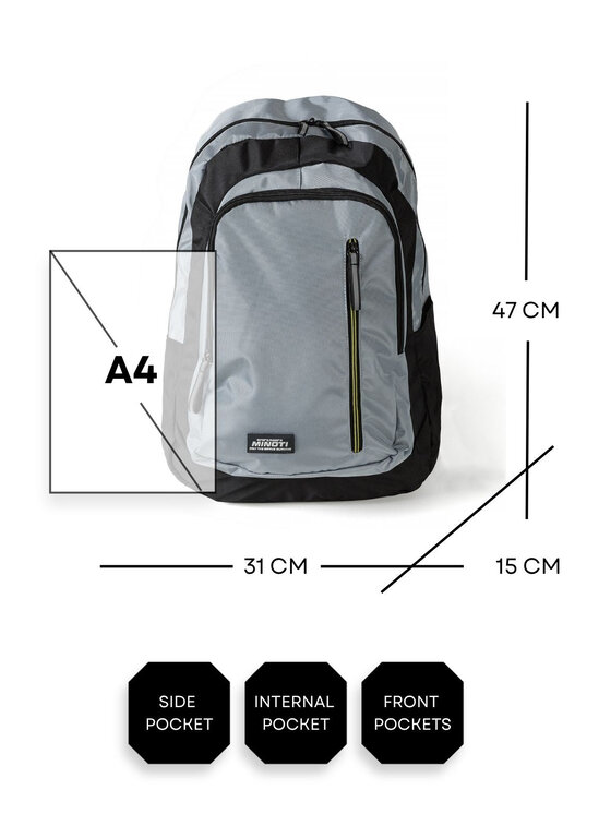 minoti minoti Plecak 33BAG254 Szary