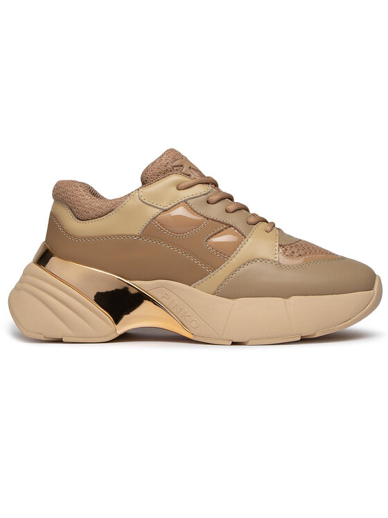 PINKO Pinko Sneakersy Rubino 4 Sneaker Al 20-21 PBKSH 1P21ZE Y6GD Brązowy