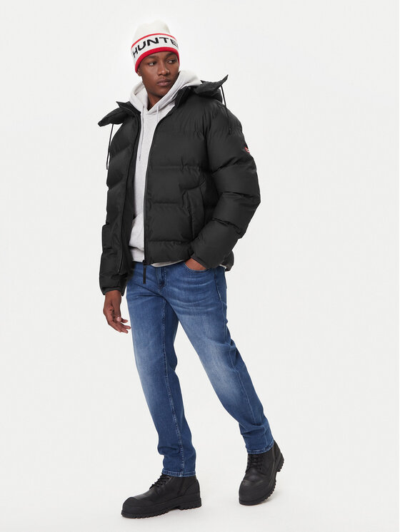 Hunter Hunter Зимова куртка Wiley HARM0021252 Чорний Regular Fit