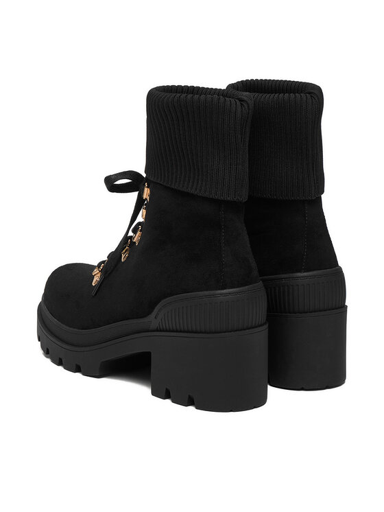 DeeZee DeeZee Schnürschuhe 13103-2-BLACK SU Schwarz