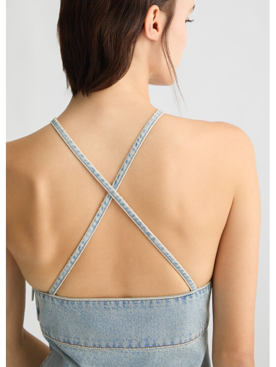Liu Jo Liu Jo Sukienka wieczorowa UA5103D023978817 Błękitny Regular Fit