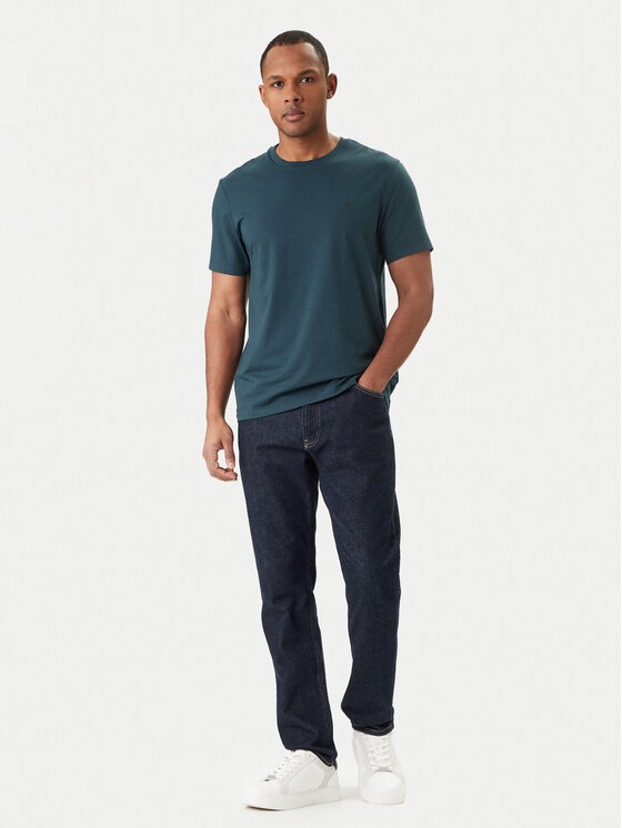 Calvin Klein Calvin Klein Majica LV04LC240G Zelena Slim Fit