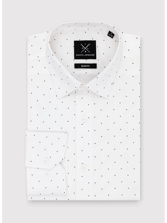 Pako Lorente Pako Lorente Koszula P24SF-1X-001 Biały Slim Fit