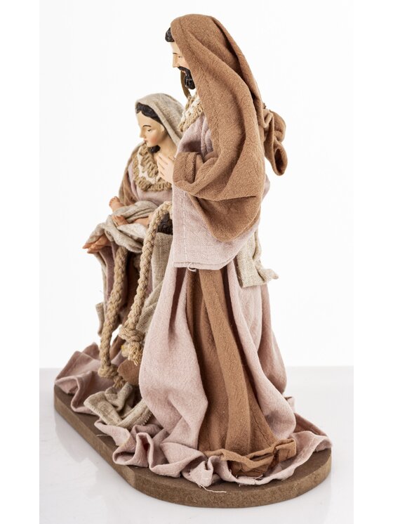 MIAhome MIAhome Figurka dekoracja świąteczna SAGRADA FAMILIA-3 Brązowy