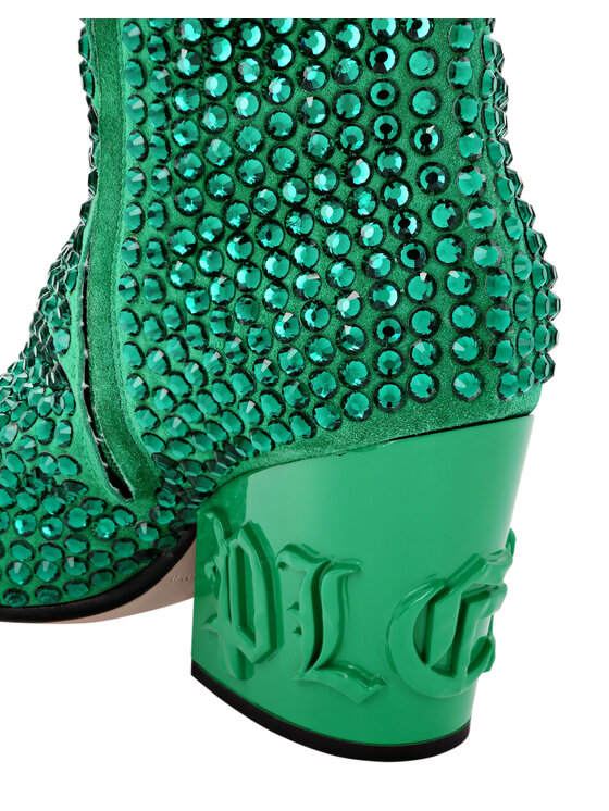 PHILIPP PLEIN PHILIPP PLEIN Kozačky 1775 Zelená