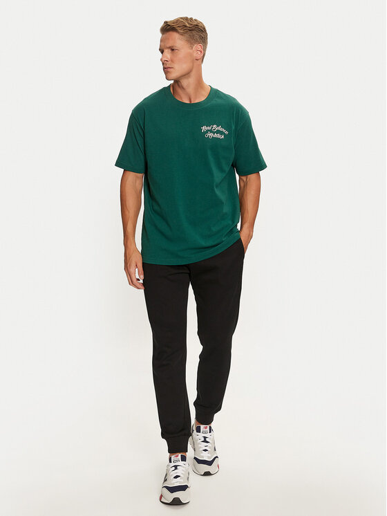 New Balance New Balance T-särk MT43556 Roheline Regular Fit