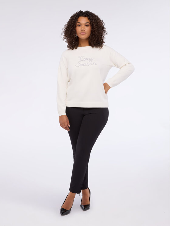 Fiorella Rubino Fiorella Rubino Cardigan M121L008396N011 Bianco Regular Fit