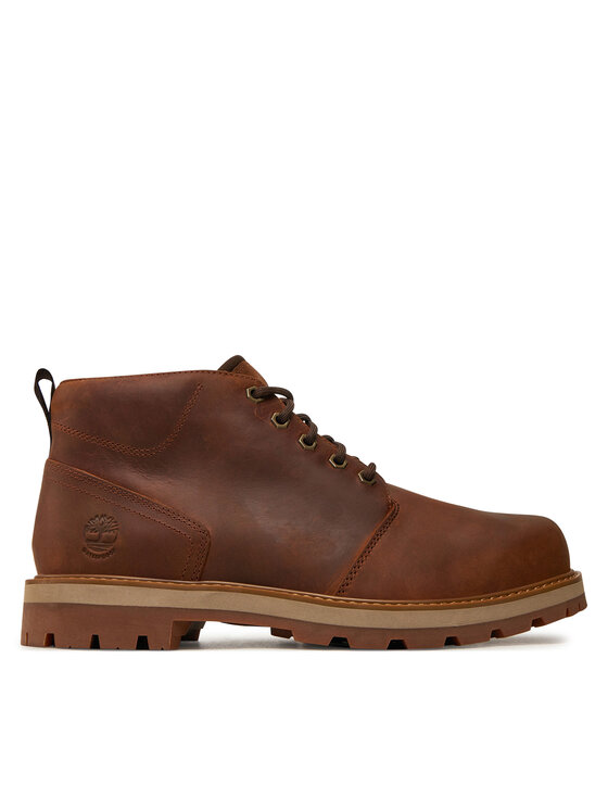 Timberland Timberland Kotníková obuv BRITTON ROAD MID CHUKKA WP TB0A69TWEM61 Hnědá