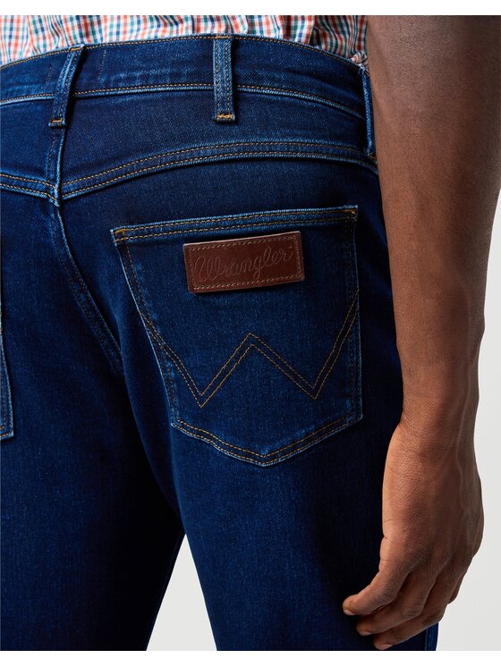 Wrangler Wrangler Jeans Larston Blu Slim Fit