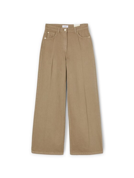 Motivi Motivi Spodnie materiałowe P733Q003789N022 Brązowy Over Fit