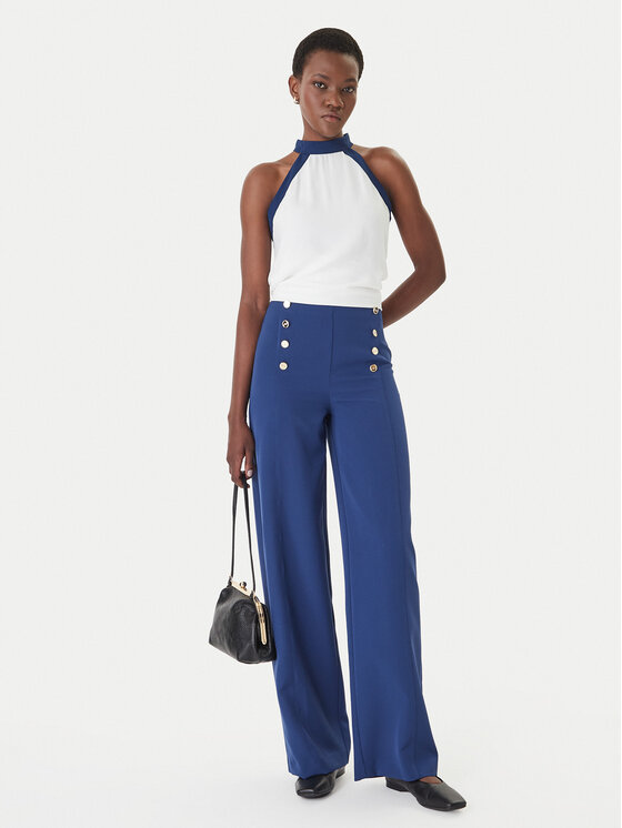 Artigli Artigli Pantaloni di tessuto ACPA004373 Blu scuro Regular Fit