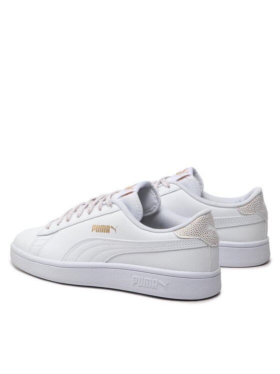 Puma Puma Sneakersy Smash v2 Metallics Jr 386197 01 Biały