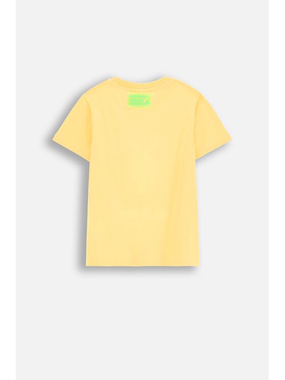 Coccodrillo Coccodrillo T-Shirt WC5143203SBK-004 Żółty Regular Fit