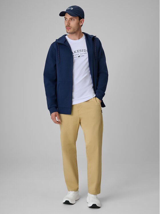 4F 4F T-Shirt LAKESIDE ESCAPE Biały Regular Fit