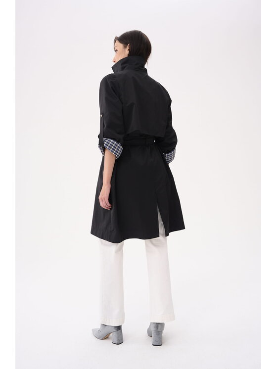blue shadow blue shadow Trencz Erin BS Czarny Standard Fit
