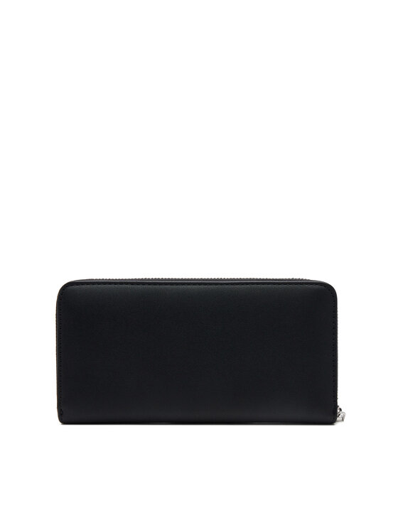 Calvin Klein Calvin Klein Голям дамски портфейл Ck Must Large Zip Around Wallet K60K606698 Черен