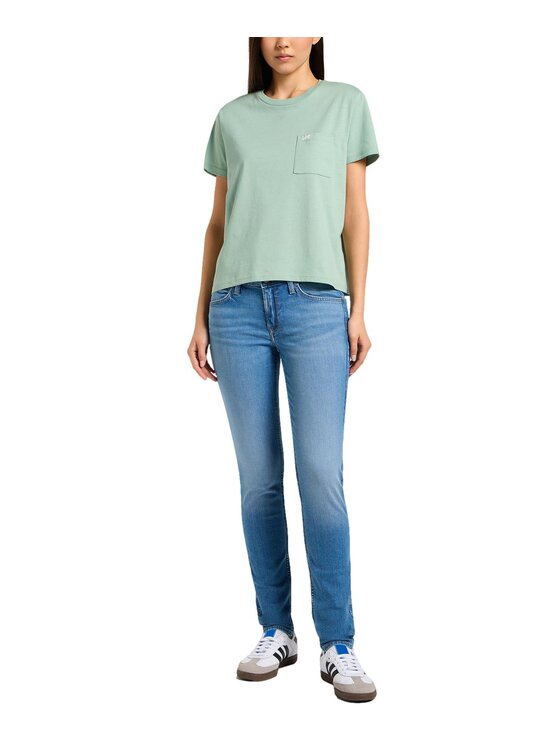 Lee Lee Jeansy 112355249 Niebieski Slim Fit