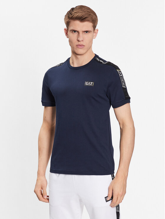 EA7 Emporio Armani Marškinėliai 3RPT06 PJ02Z 1554 Tamsiai mėlyna ...