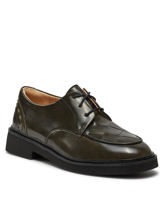 Clarks Clarks Oxfordky Splend Weave 26176808 Čierna