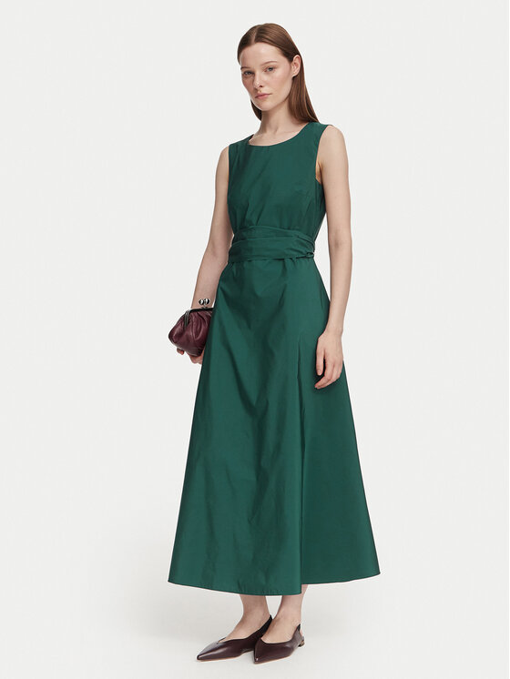 Weekend Max Mara Weekend Max Mara Sukienka koktajlowa Gentile 2625226091 Zielony ciemny Regular Fit