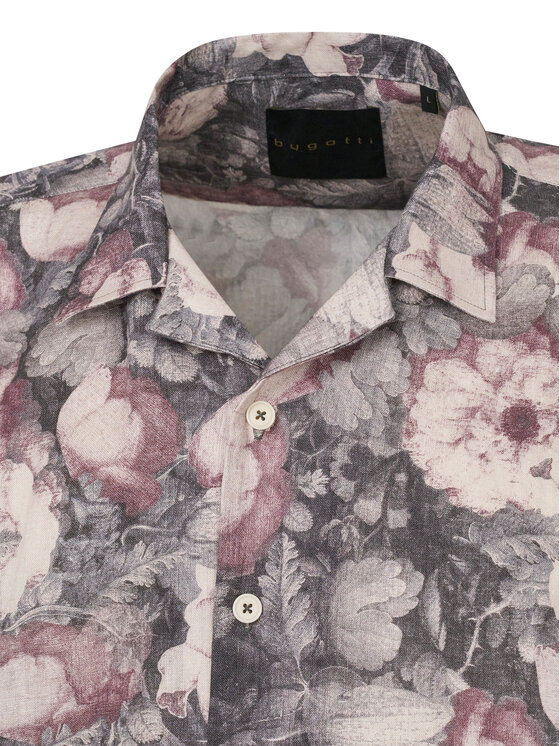 Bugatti Bugatti Camicia 9253-78955C Marrone Regular Fit