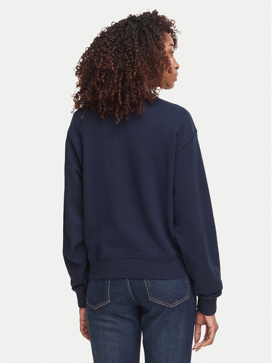 Tommy Hilfiger Tommy Hilfiger Pluus Script Terry WW0WW52355 Tumesinine Regular Fit