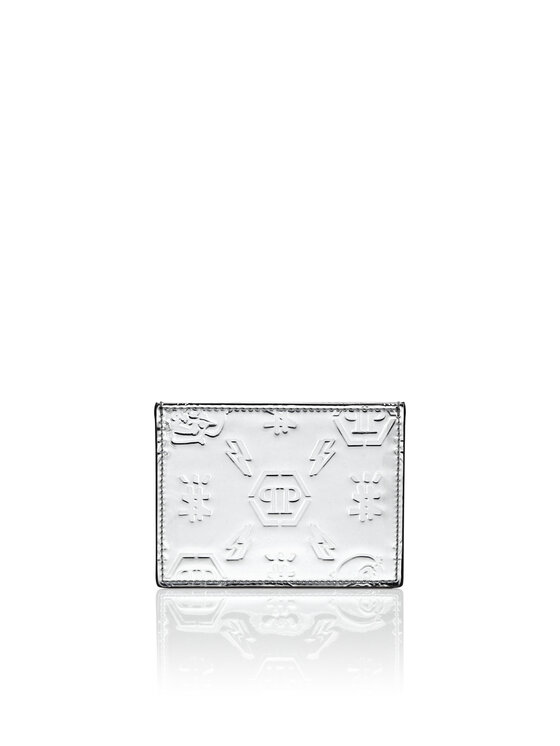 PHILIPP PLEIN PHILIPP PLEIN Etui na karty kredytowe 8263 Srebrny