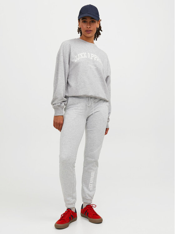 JJXX JJXX Світшот Riley 12248650 Сірий Regular Fit