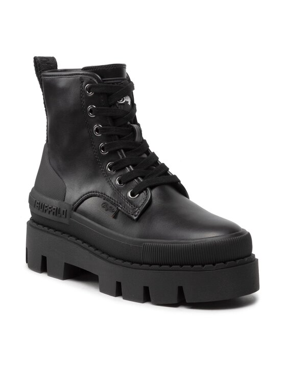 Scarponcini Raven Laceup Hi 1630802 Nero