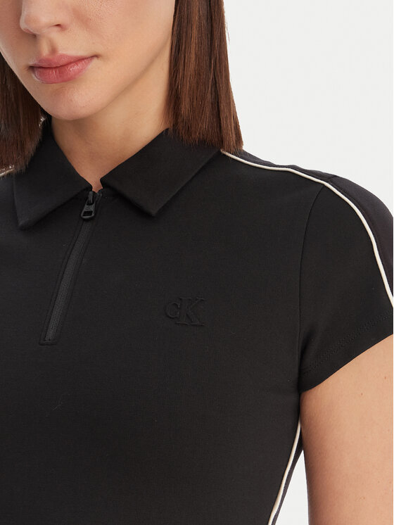 Calvin Klein Calvin Klein Sukienka codzienna Calvin Klein-Lv047E213G Ub1 LV047E213G Czarny Slim Fit