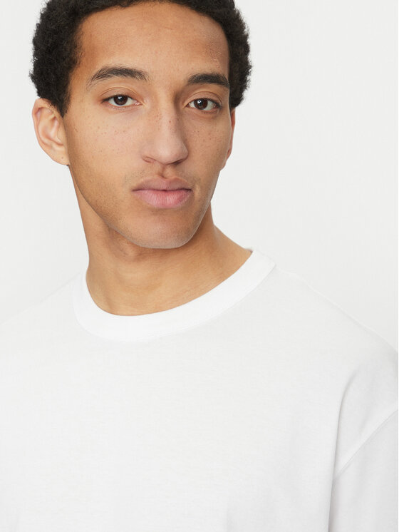 Jack&Jones Jack&Jones T-shirt Manchester 12275656 Bianco Cropped Fit