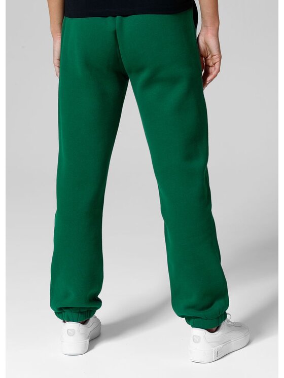 PITBULL PITBULL Spodnie dresowe Spodnie dresowe damskie oversize Tyrian L Zielony Regular Fit
