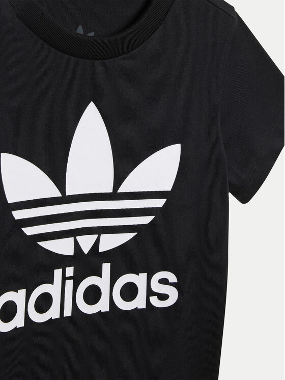 adidas adidas Komplet t-shirt i spodenki JC6583 Czarny Regular Fit